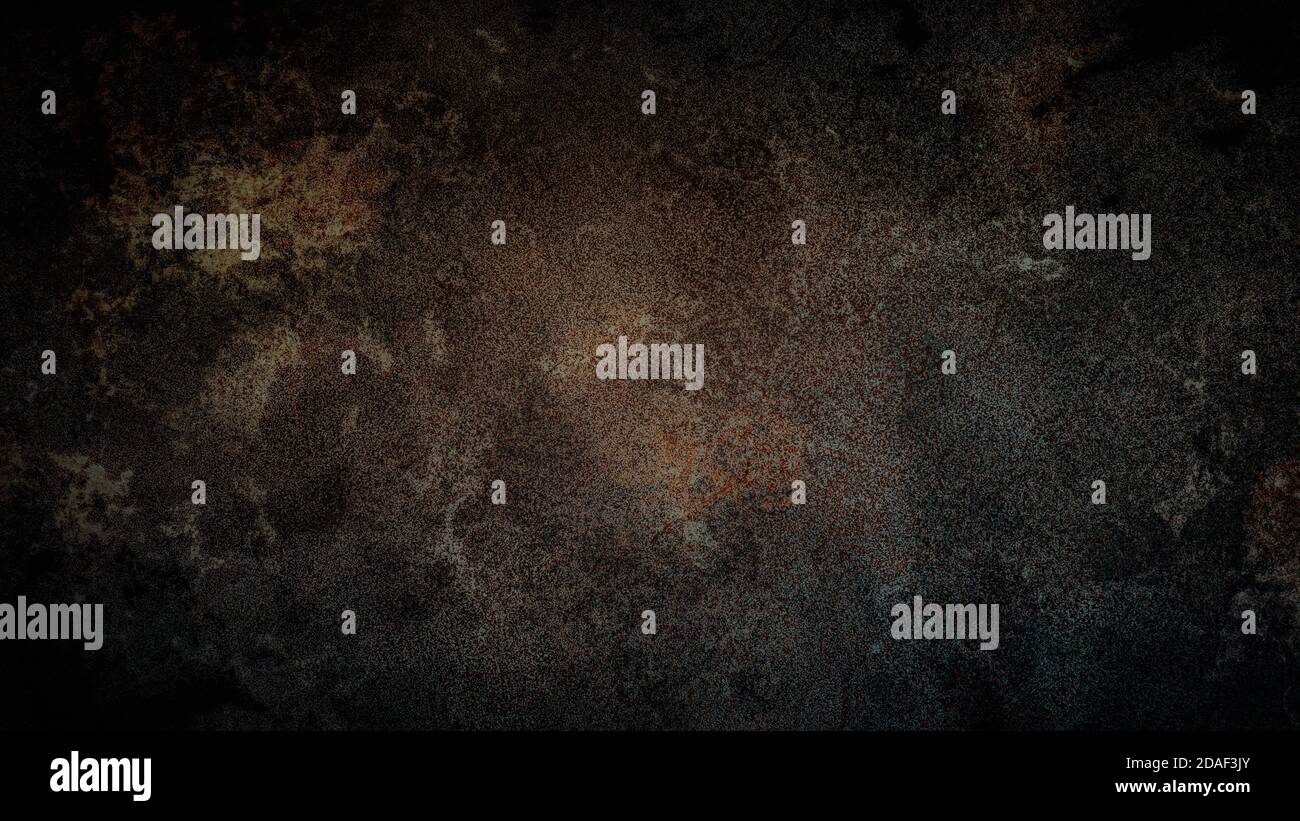 Old dark rusty rough shabby metal texture Stock Photo