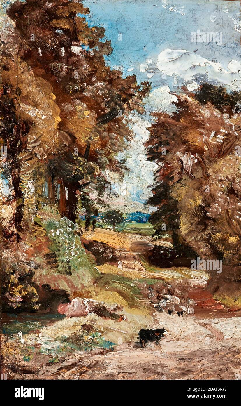 John Constable The Cornfield preliminary Sketch Landscape Painting John Constable The Cornfield preliminary Sketch Landscape Painting