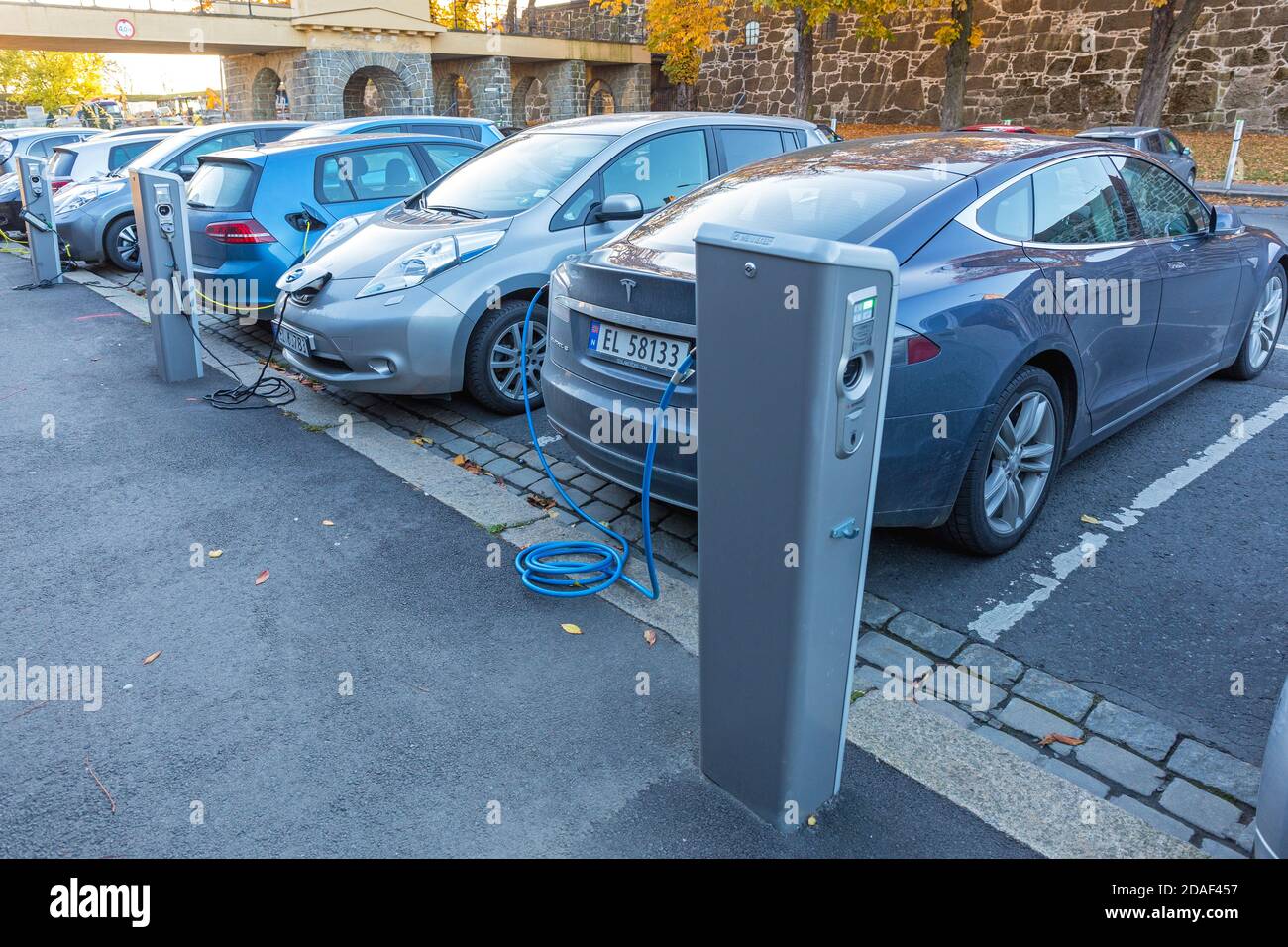 Tesla charging norway hires stock photography and images Alamy