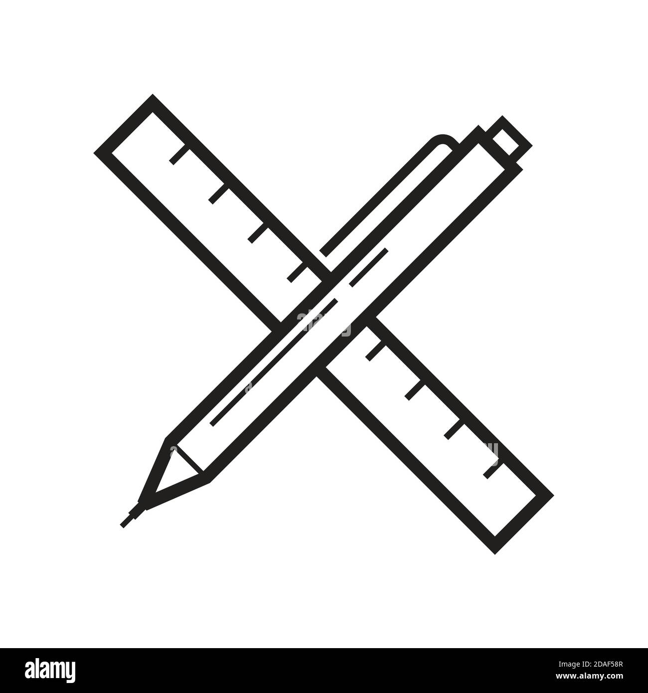 Mechanical line drawing hi-res stock photography and images - Alamy