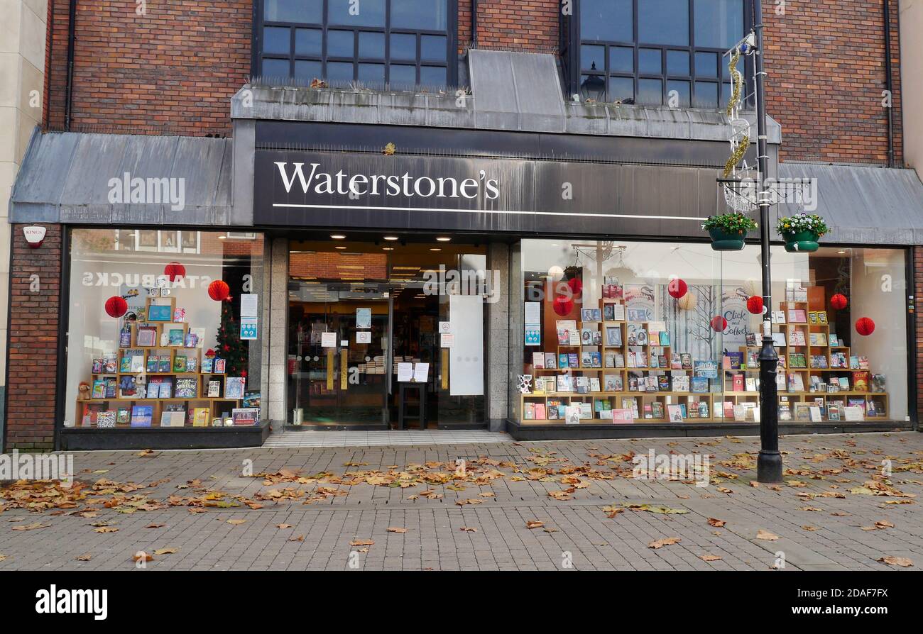 The Building of Waterstones in Staines High Street Surrey