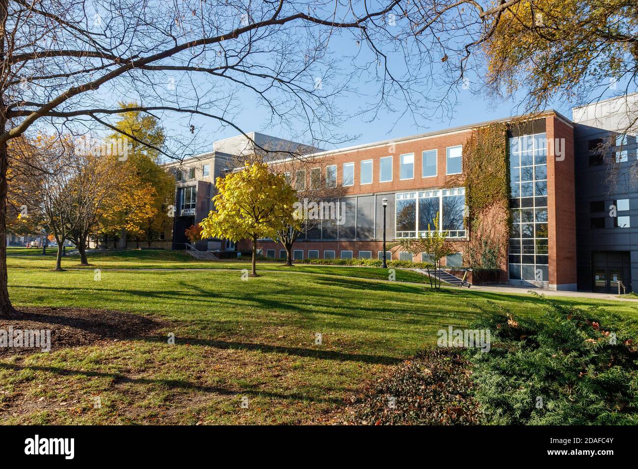 COLUMBUS, OH, USA -NOVEMBER 7: Drinko Hall, Moritz College of Law at The Ohio State University on November 7, 2020 in Columbus, Ohio. Stock Photo