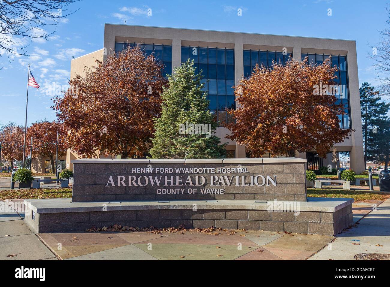 Wyandotte City Hall in Wyandotte, Michigan Stock Photo Alamy