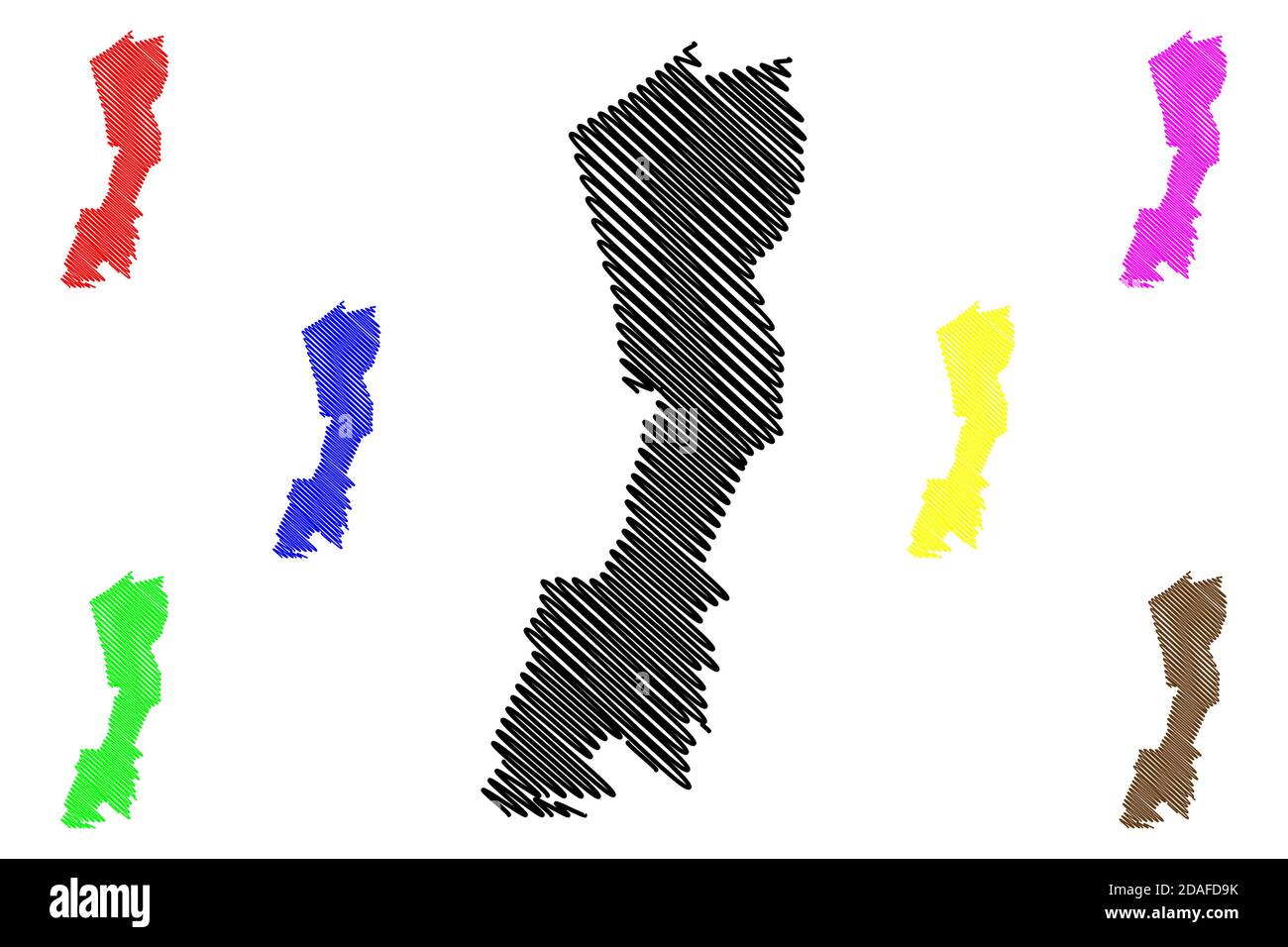 Soshanguve City (Republic of South Africa, RSA, Gauteng Province) map