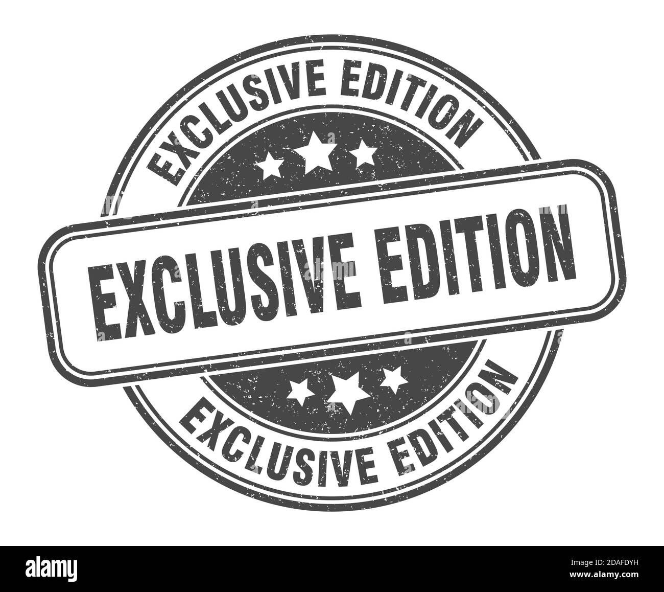 exclusive edition stamp. exclusive edition sign. round grunge label Stock Vector
