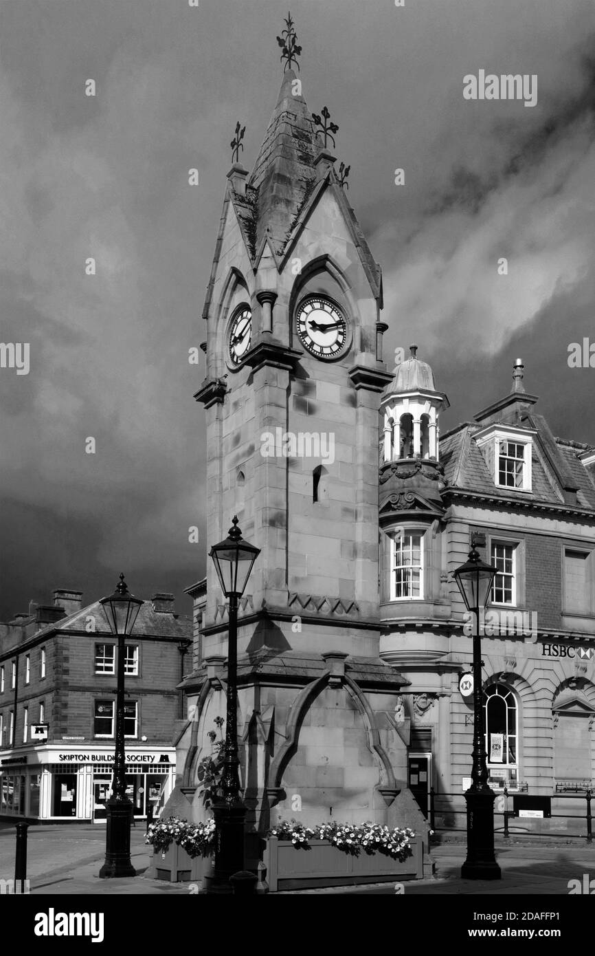 Market square clock Black and White Stock Photos & Images Alamy