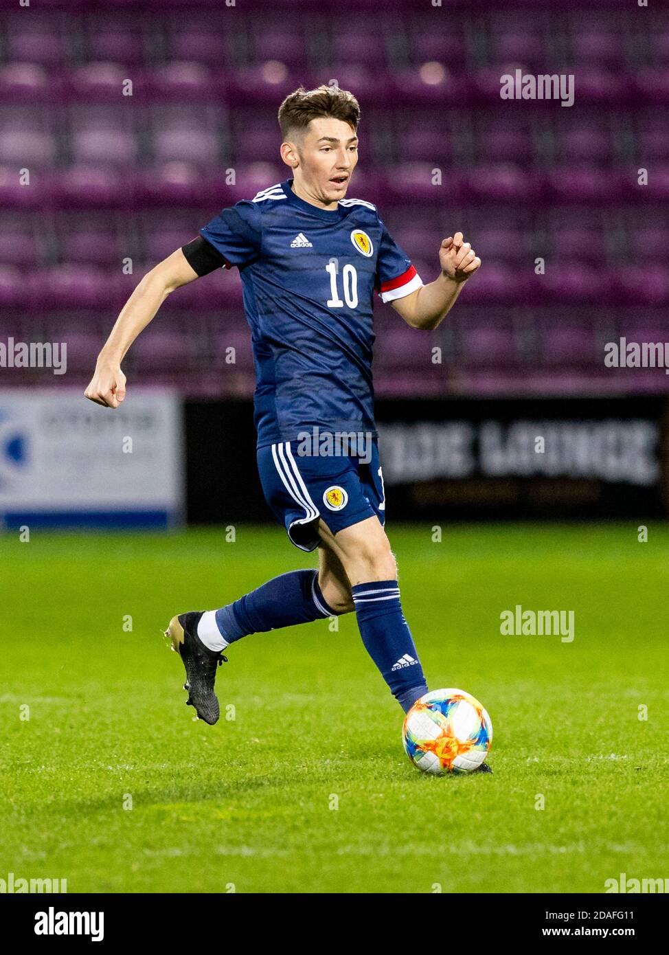 Edinburgh Scotland UK 12th November 2020 Billy Gilmour Of Scotland Edinburgh Scotland UK 12th November 2020 Billy Gilmour Of Scotland