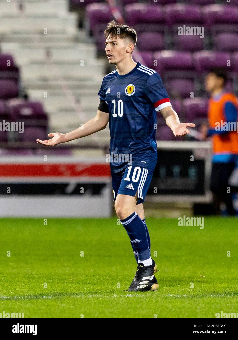 Edinburgh Scotland UK 12th November 2020 Billy Gilmour Of Scotland Edinburgh Scotland UK 12th November 2020 Billy Gilmour Of Scotland