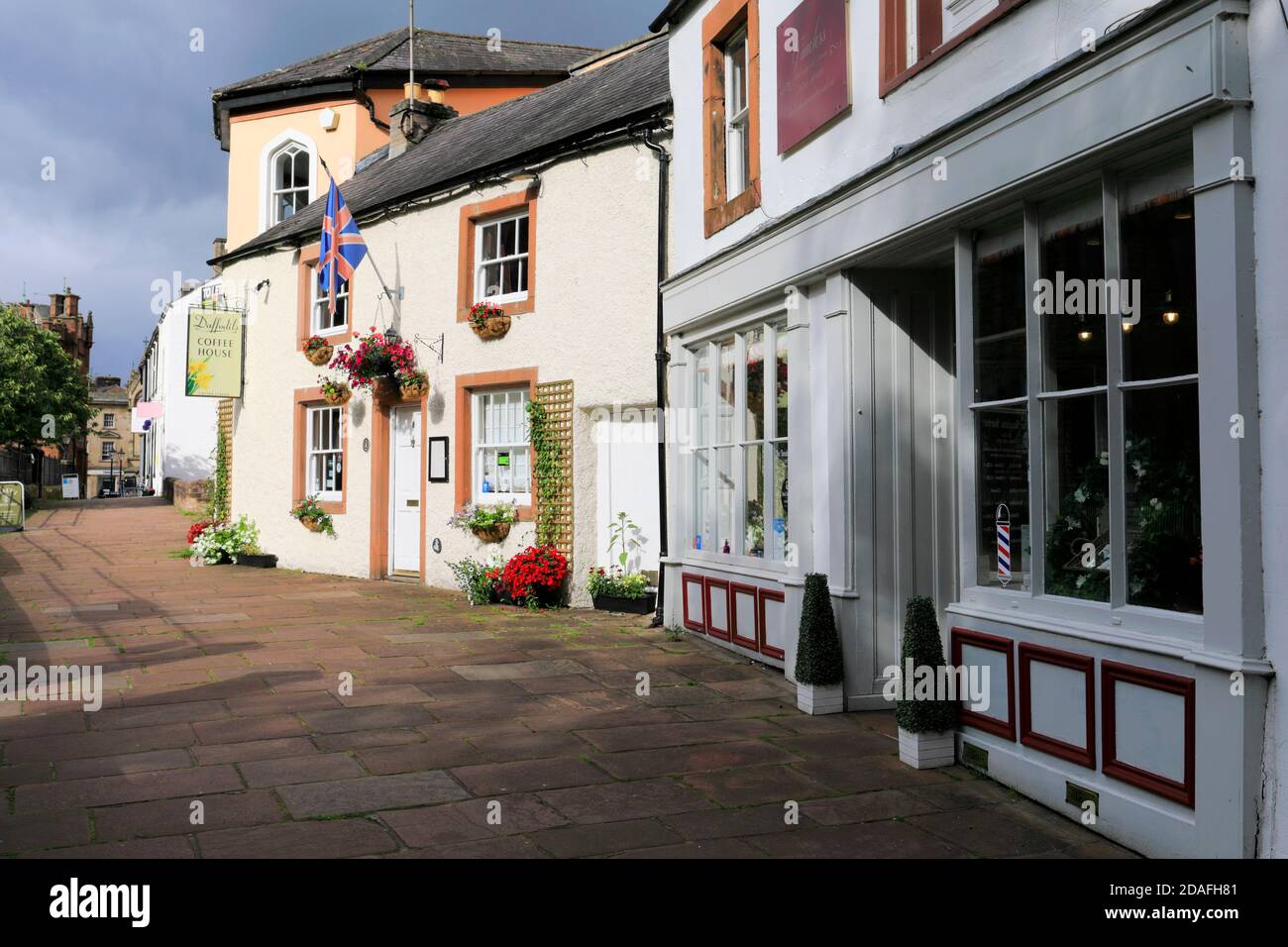 Shops buildings in penrith cumbria hires stock photography and images