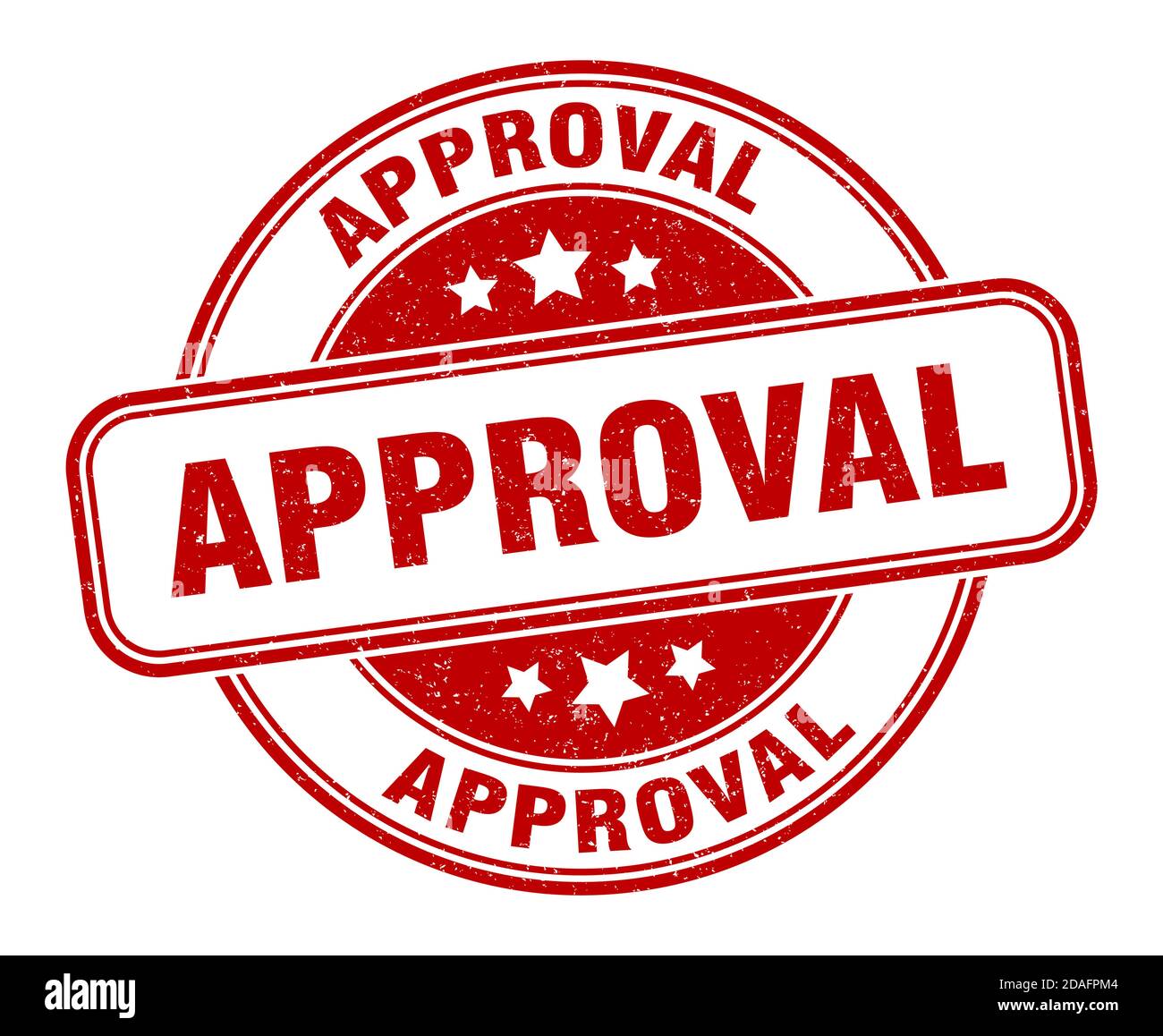 approval stamp approval sign round grunge label Stock Vector Image