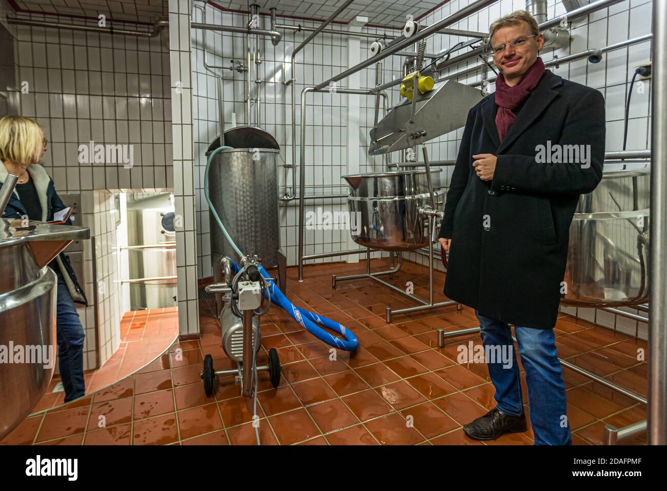 Heller Brewery of Schlenkerla Smoke Beer Bamberg, Germany Stock Photo