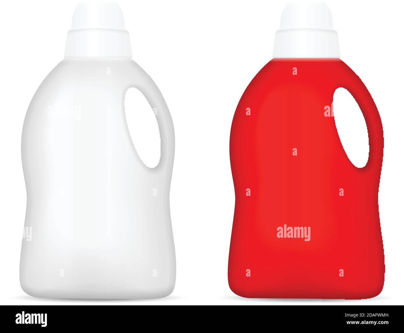 Detergent bottle set on a white background Stock Vector Image & Art - Alamy