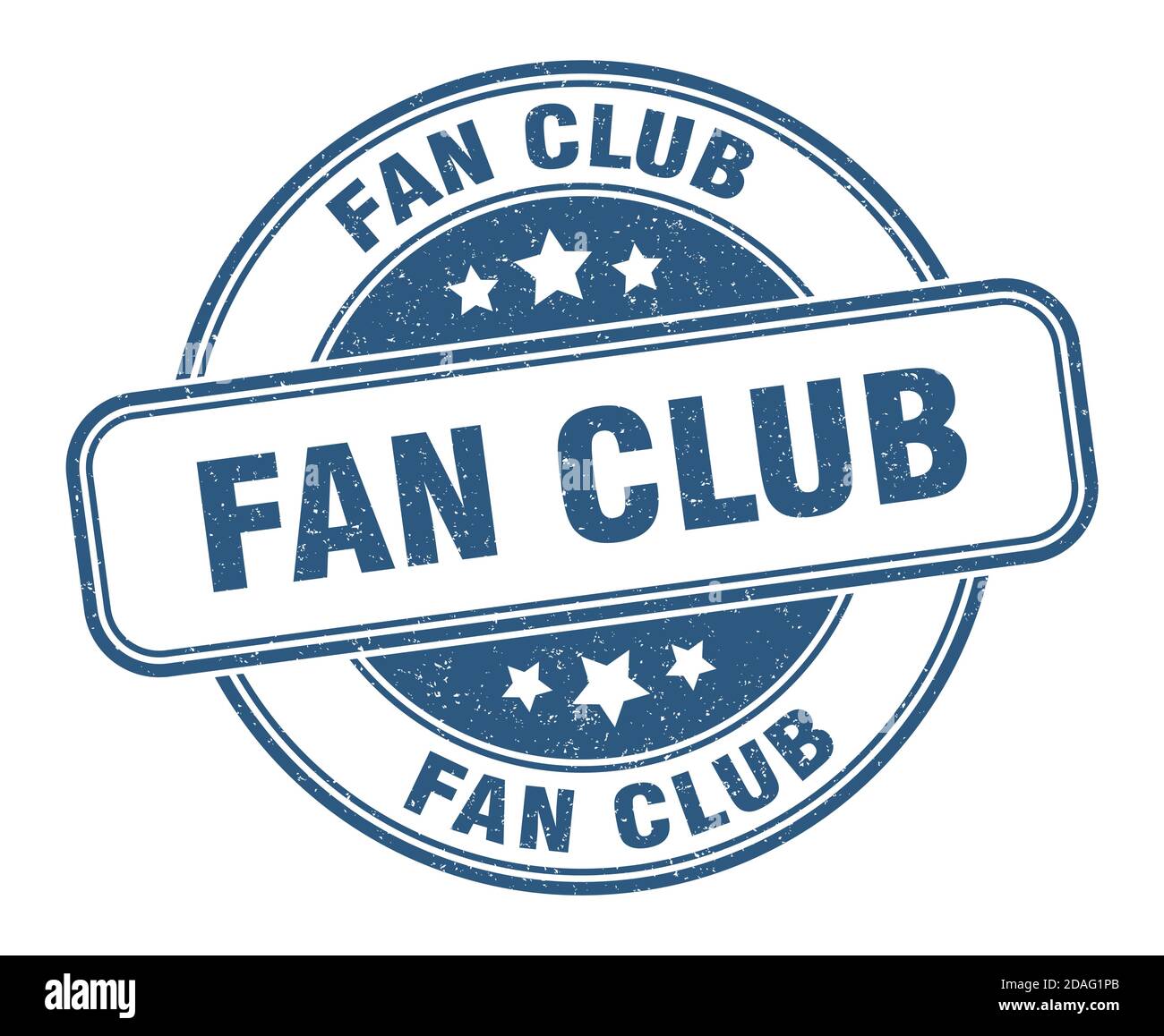 Fan Club Stamp Illustration Stock Illustration - Download Image