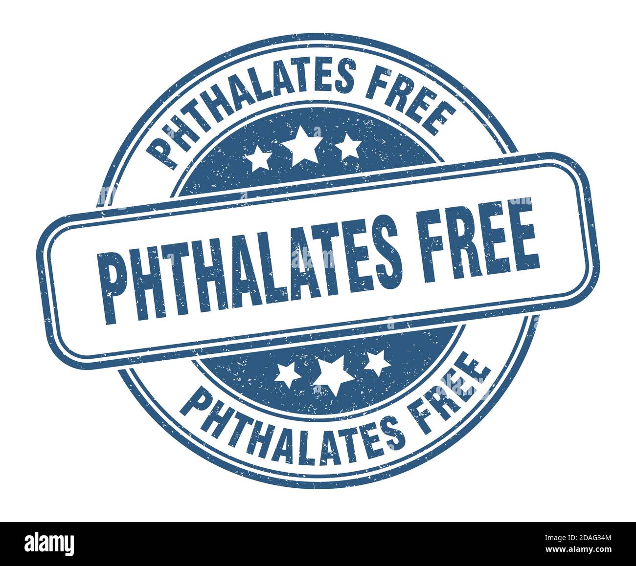 Phthalates Free Stamp. Phthalates Free Sign. Round Grunge Label Stock ...