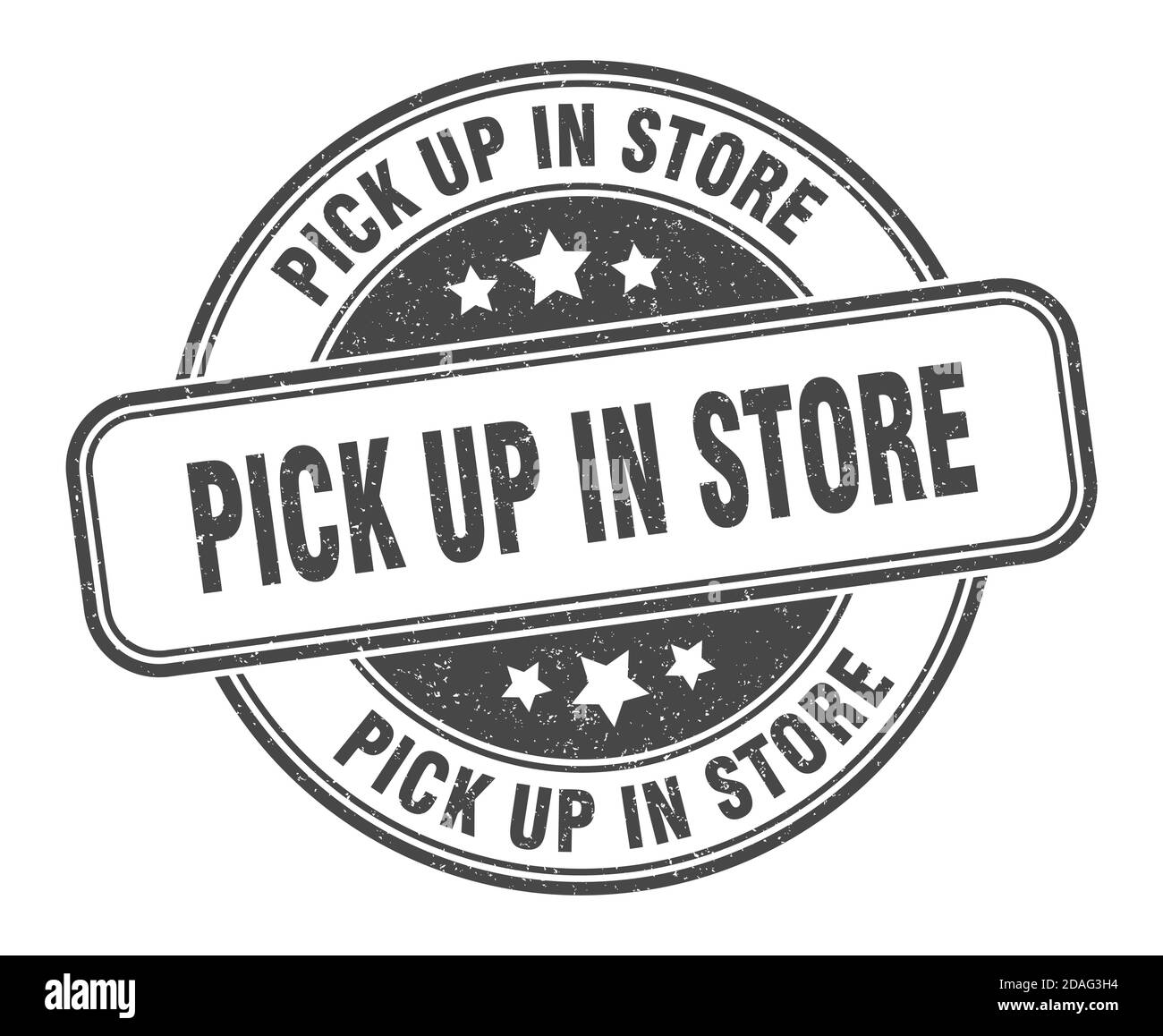 pick up in store stamp. pick up in store sign. round grunge label Stock Vector Image & Art Alamy