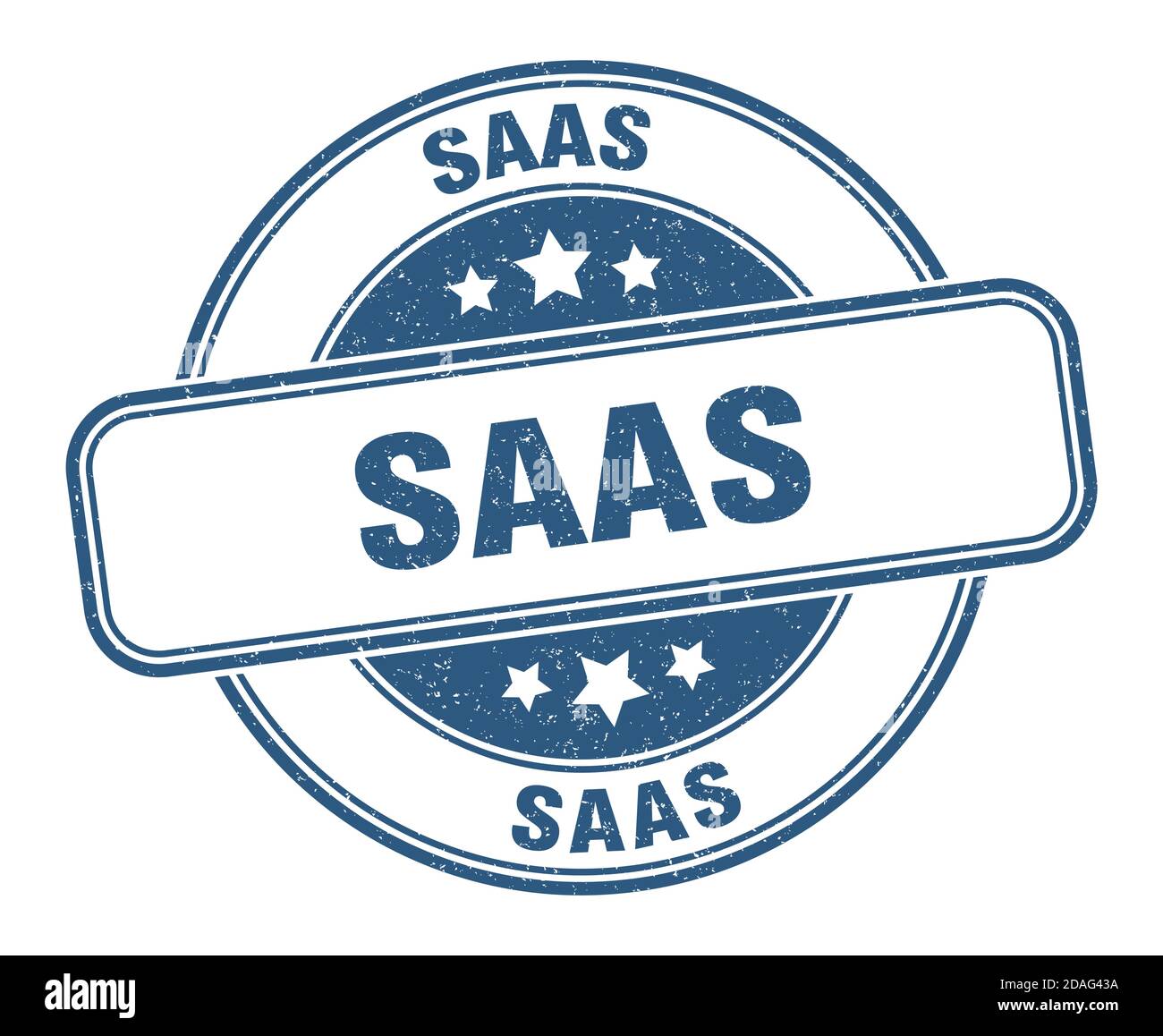 saas stamp. saas sign. round grunge label Stock Vector Image & Art - Alamy