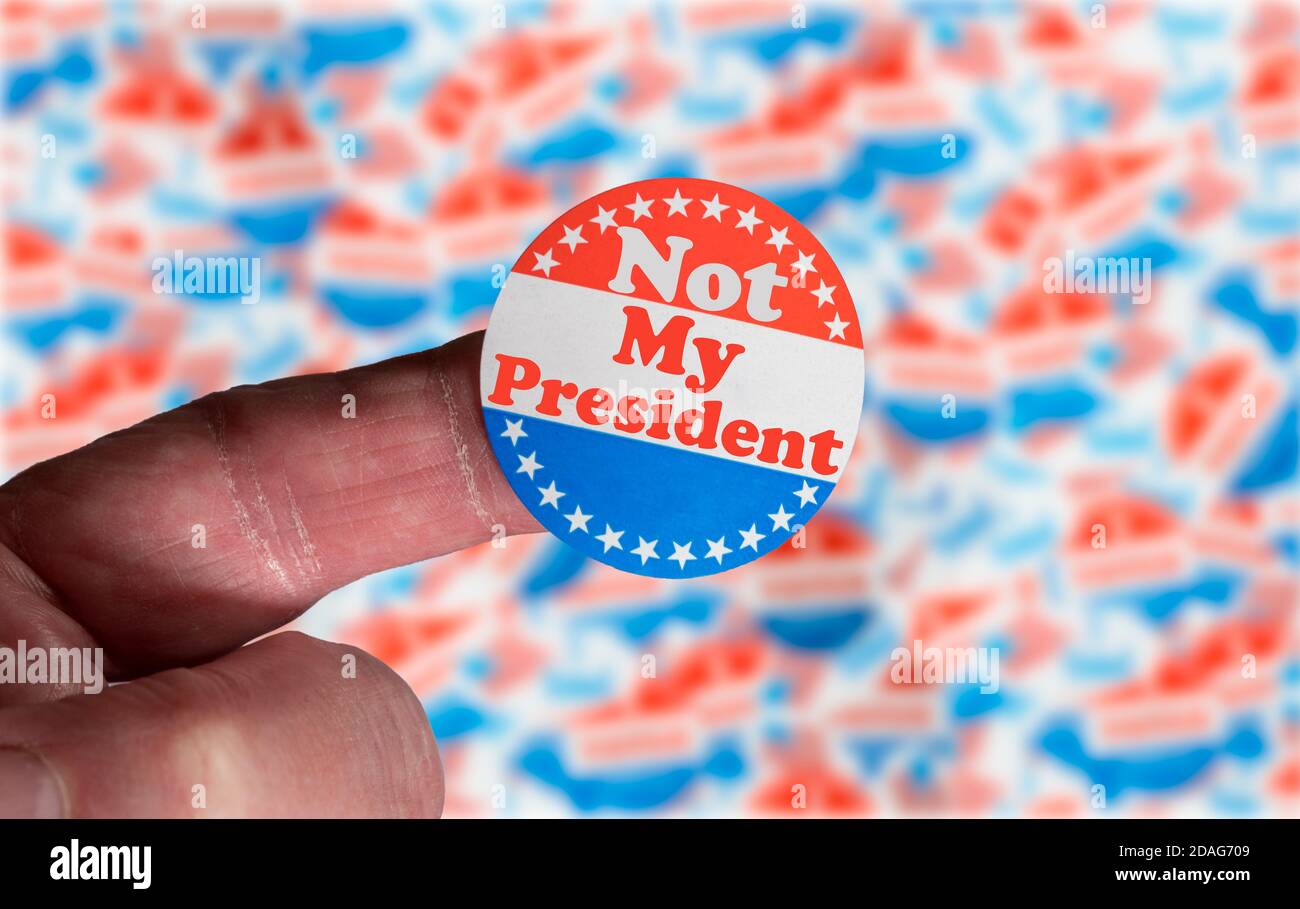Finger on the button president hi-res stock photography and images - Alamy