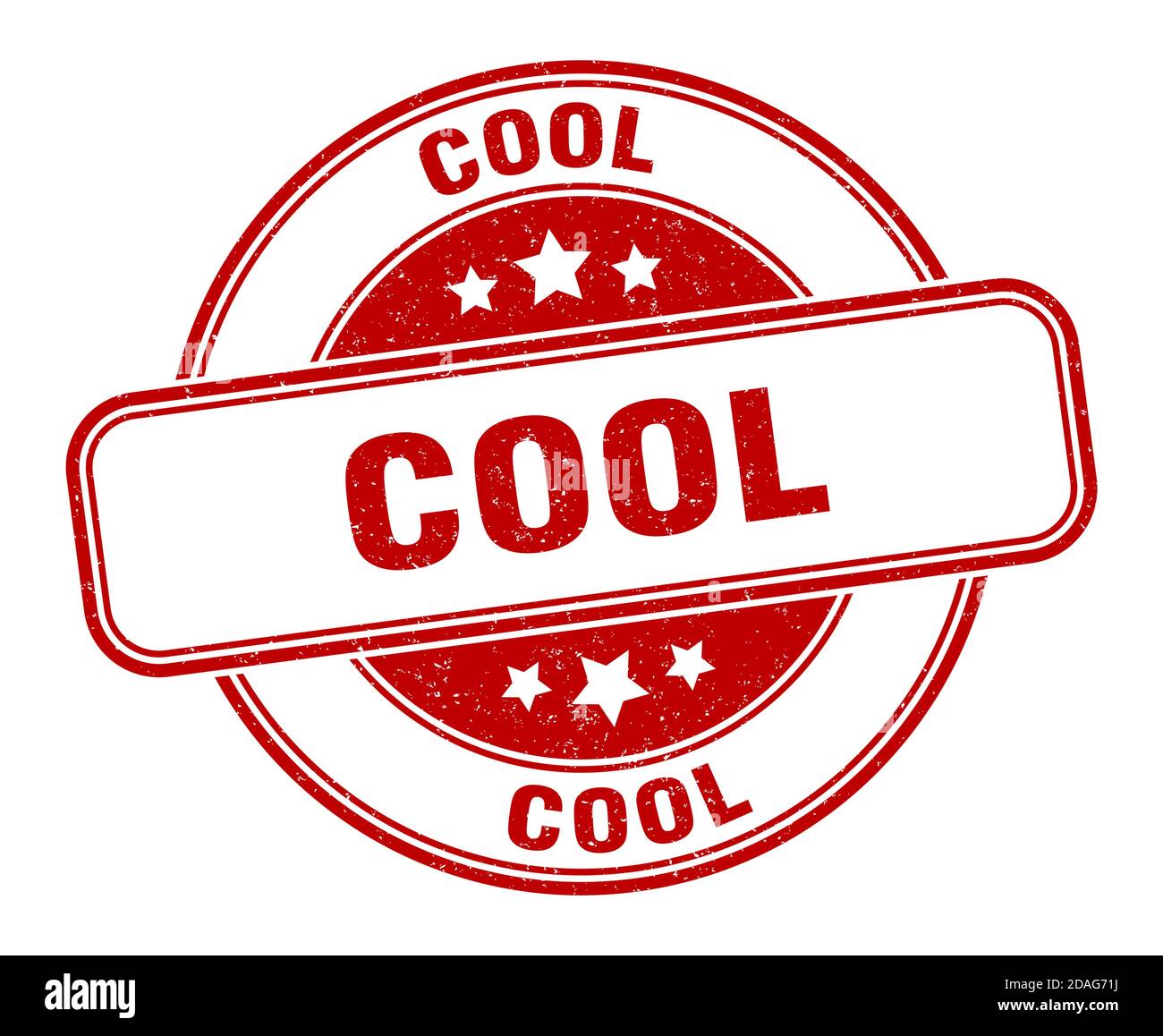 cool stamp. cool sign. round grunge label Stock Vector Image & Art - Alamy