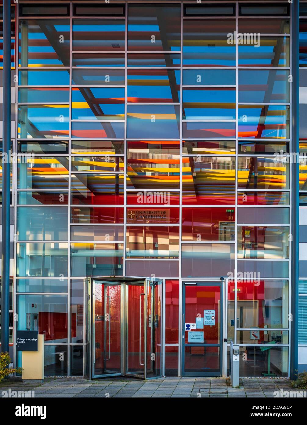 Cambridge Enterprise at the Hauser Forum, Cambridge University - Cambridge Enterprise is the commercialisation arm of the University of Cambridge. Stock Photo