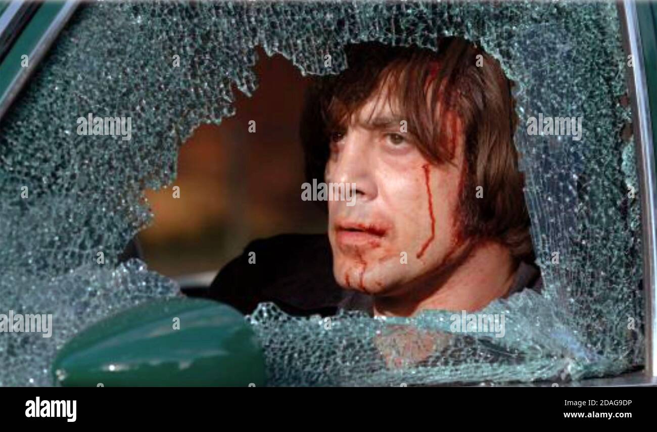 NO COUNTRY FOR OLD MEN 2007 Paramount Vantage film with Javier Bardem Stock Photo