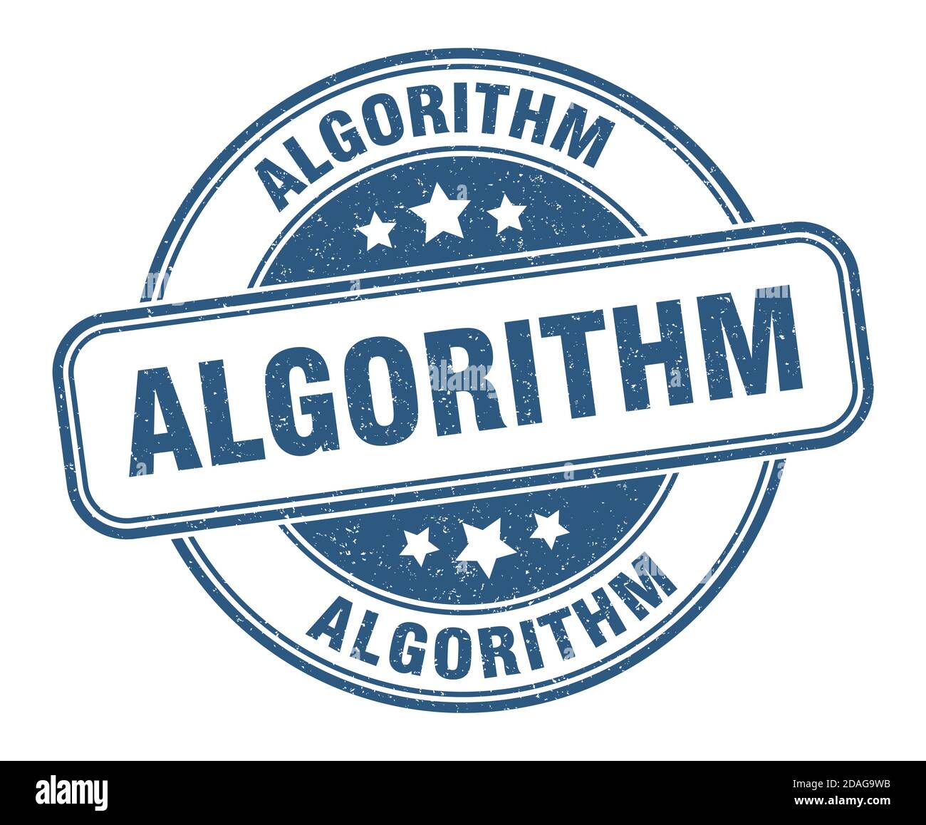 algorithm stamp. algorithm sign. round grunge label Stock Vector Image ...