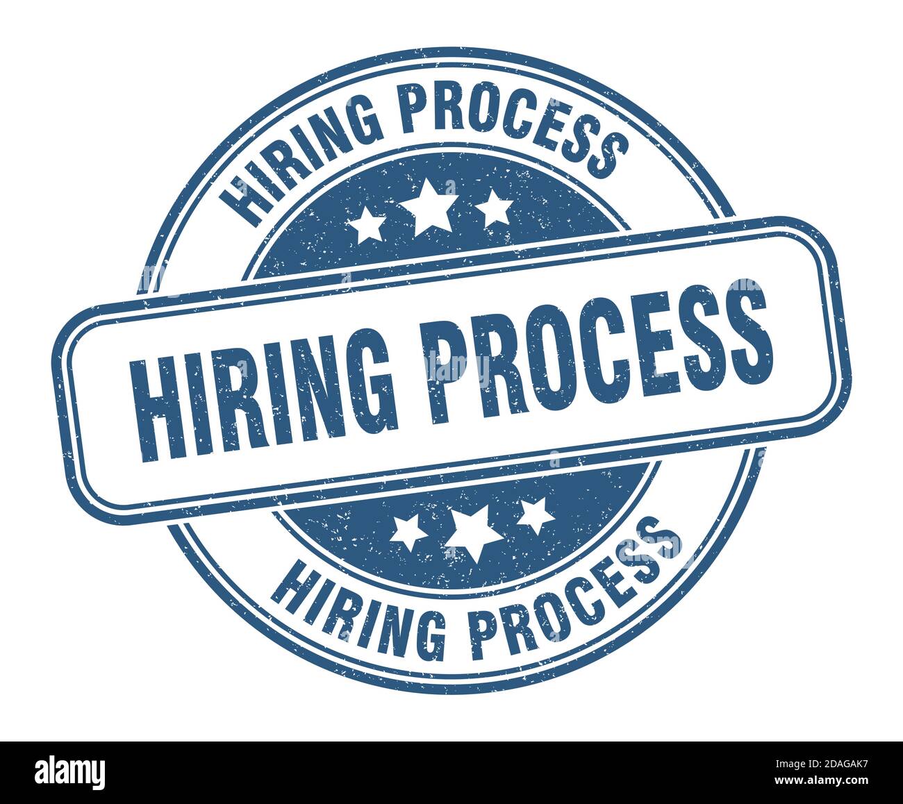 hiring process stamp. hiring process sign. round grunge label Stock ...