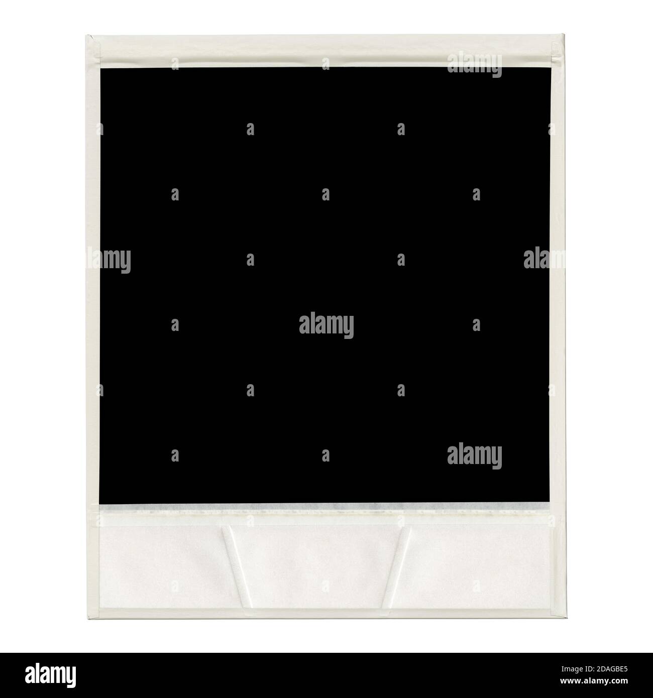 Retro realistic blank instant photo with shadow Stock Photo