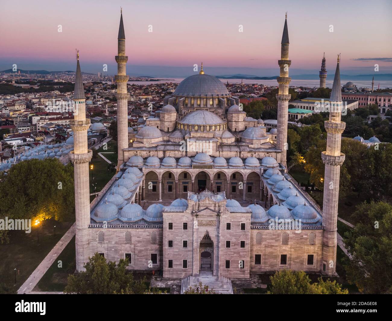 The Suleymaniye Mosque is an Ottoman imperial mosque in Istanbul