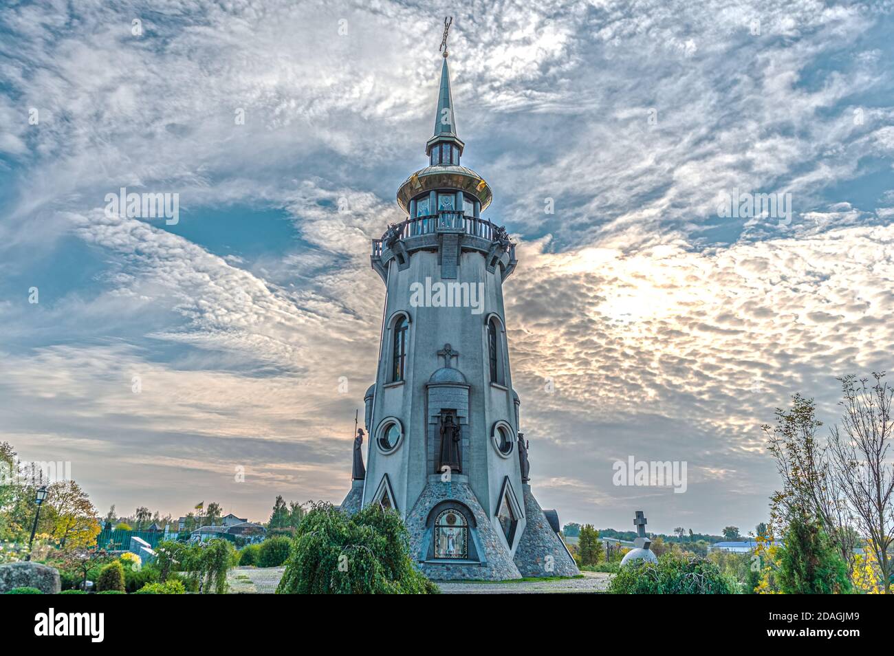 bell tower of St. Daniel in the Christian Orthodox Temple complex of St