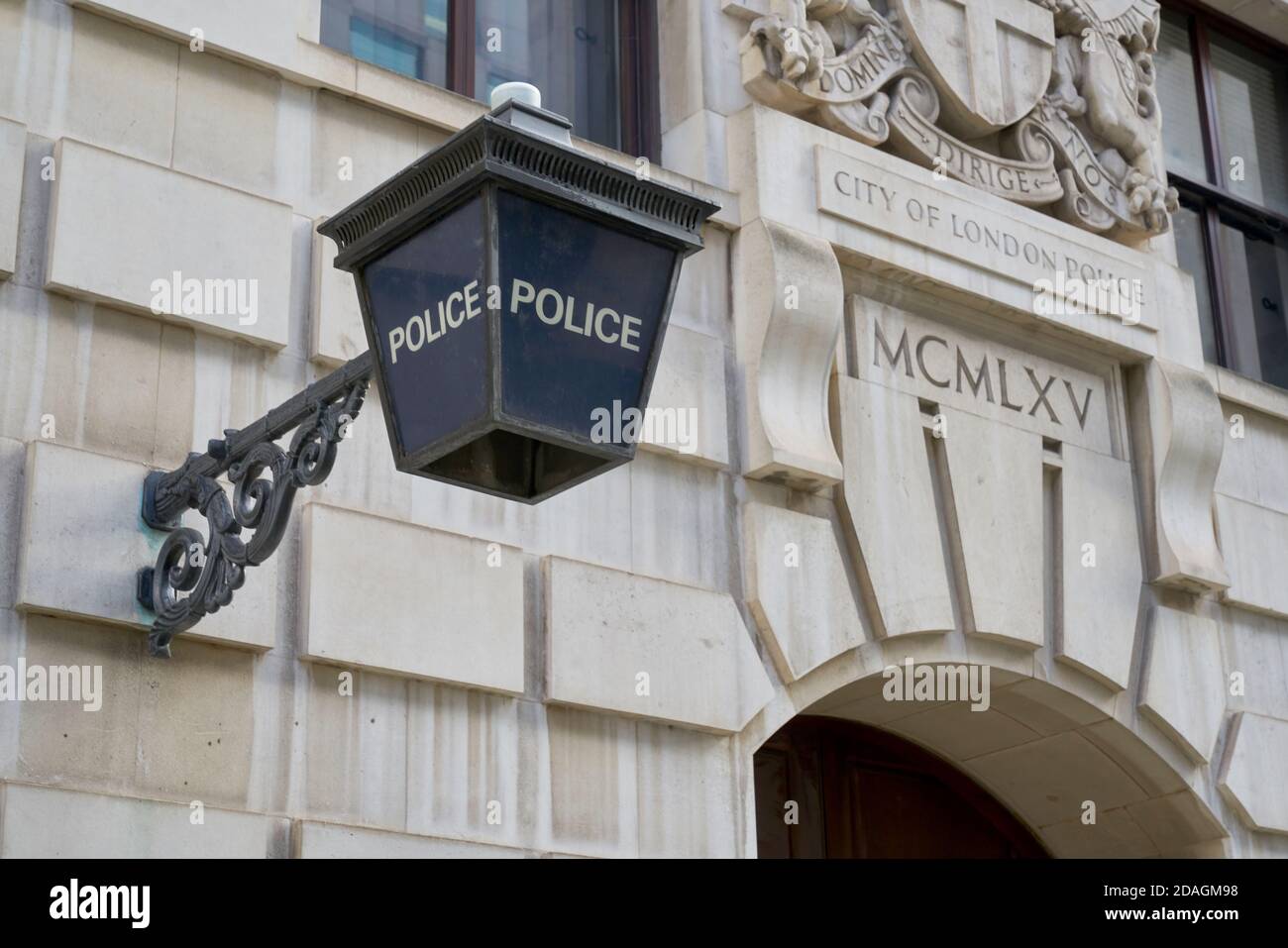 wood street police station city of london Stock Photo