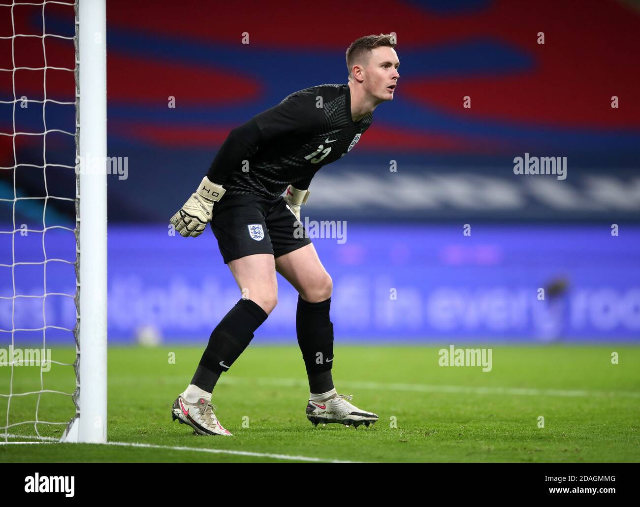 England goalkeeper Dean Henderson during the international friendly at ...