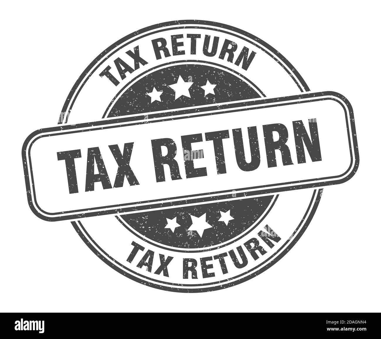 tax return stamp. tax return sign. round grunge label Stock Vector Image & Art Alamy