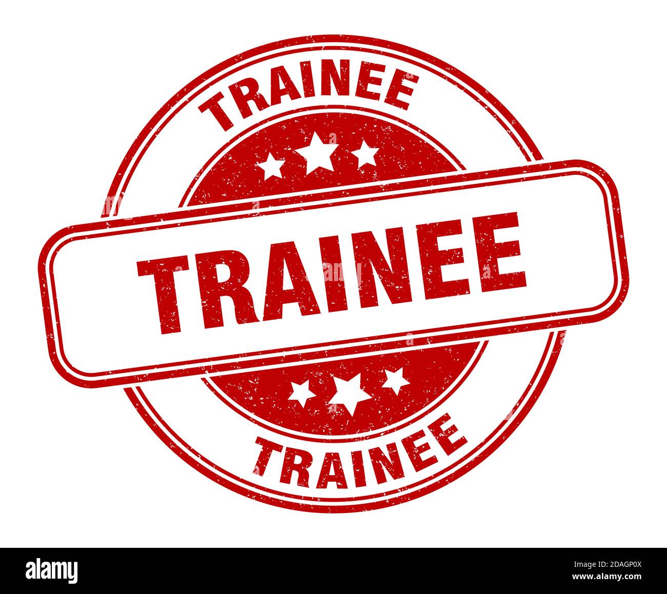 trainee stamp. trainee sign. round grunge label Stock Vector