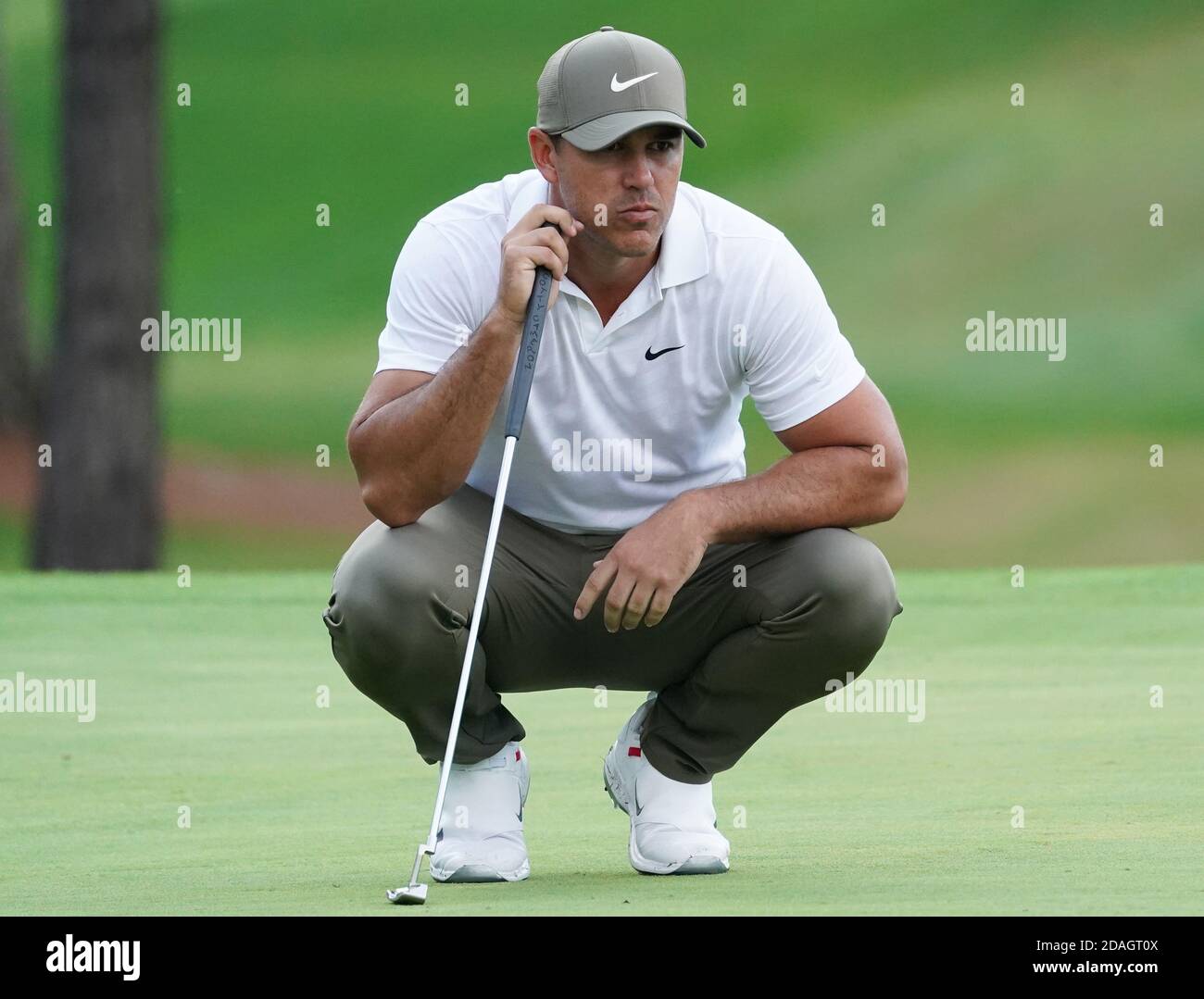 Brooks koepka masters golf tournament hi-res stock photography and images