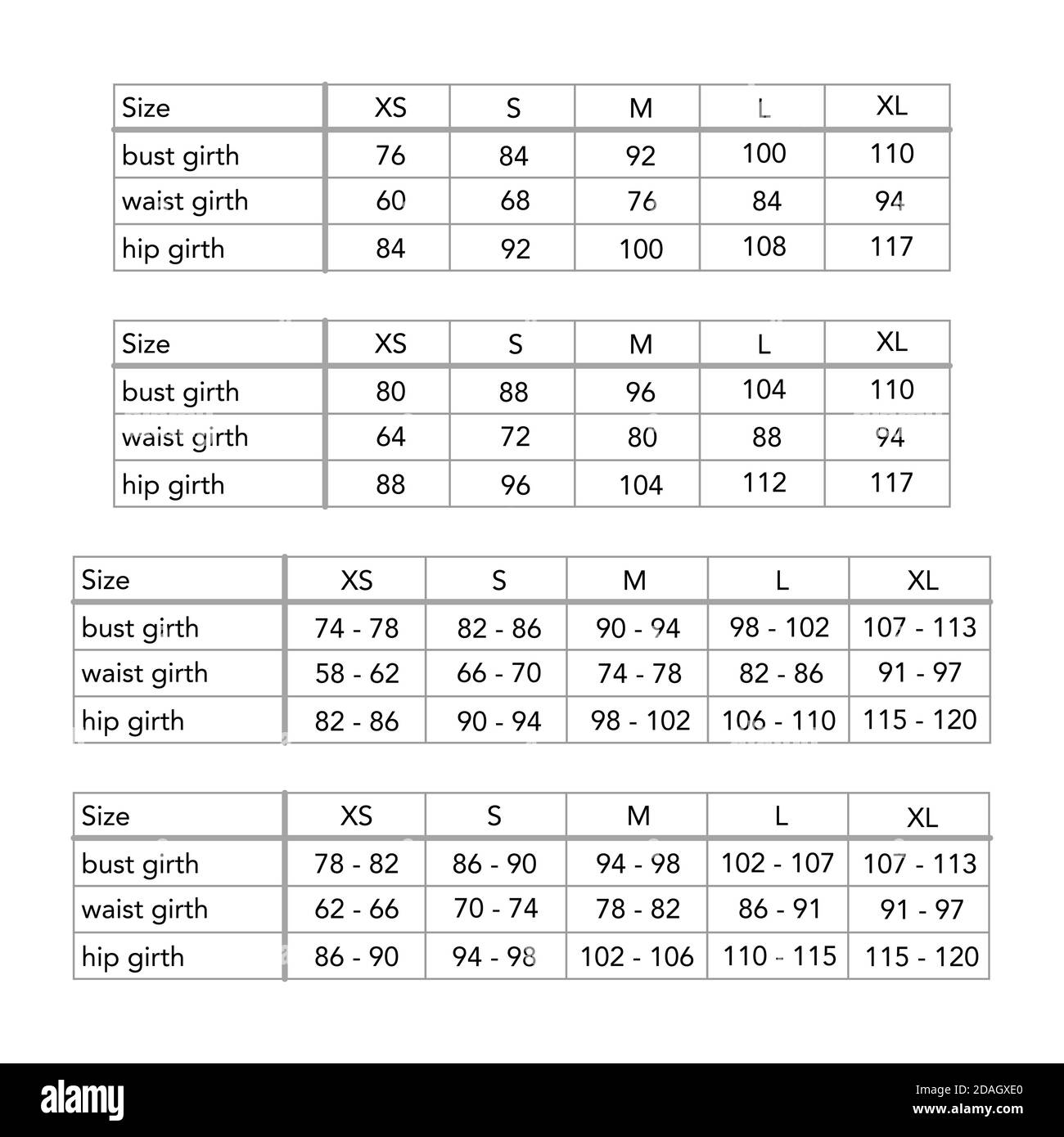 Men new European system clothing standard body measurements for