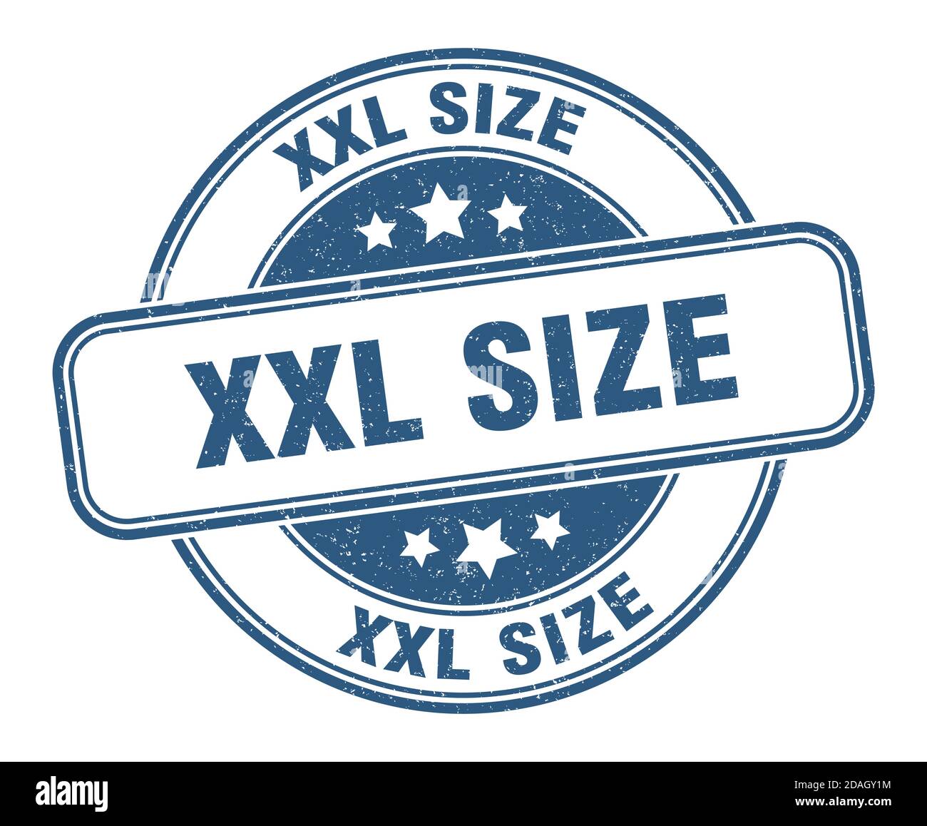 xxl size stamp. xxl size sign. round grunge label Stock Vector Image