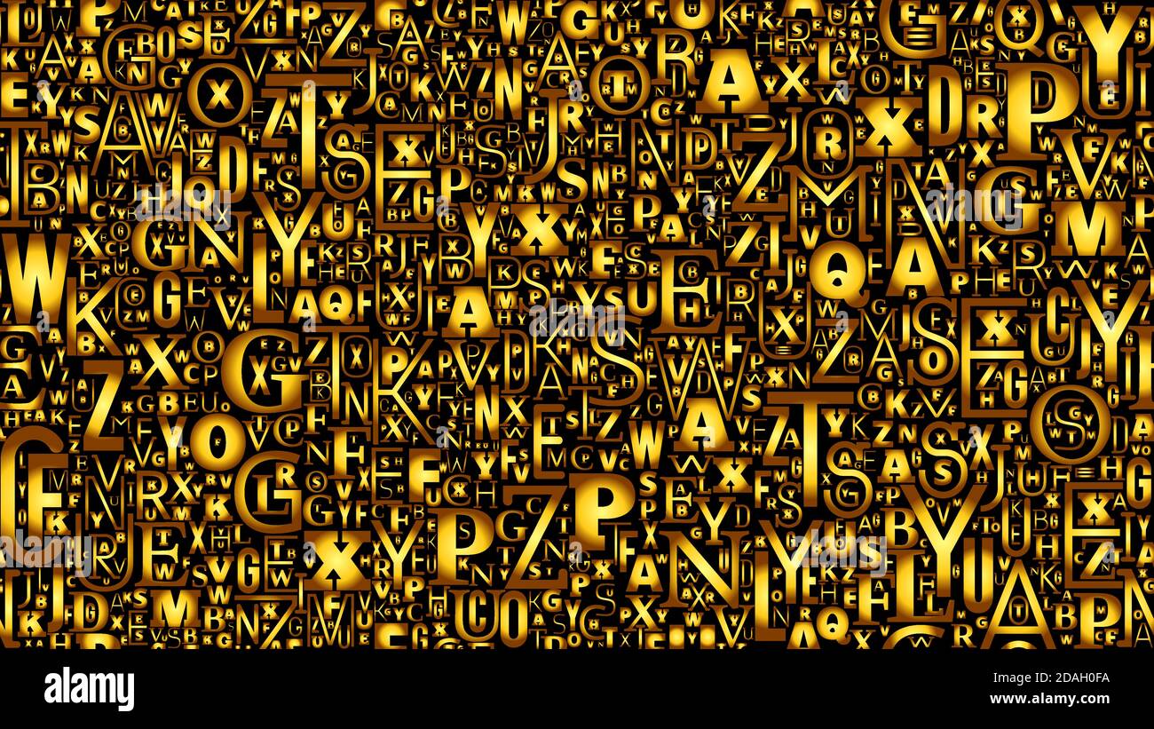 ABC vector typeset Stock Vector