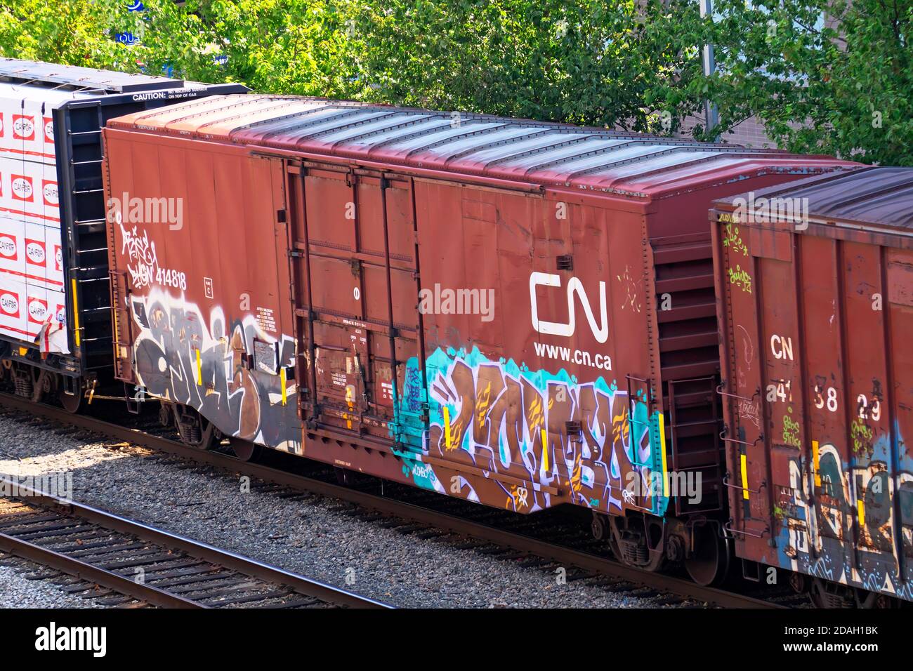 Graffiti on railroad car hires stock photography and images Alamy