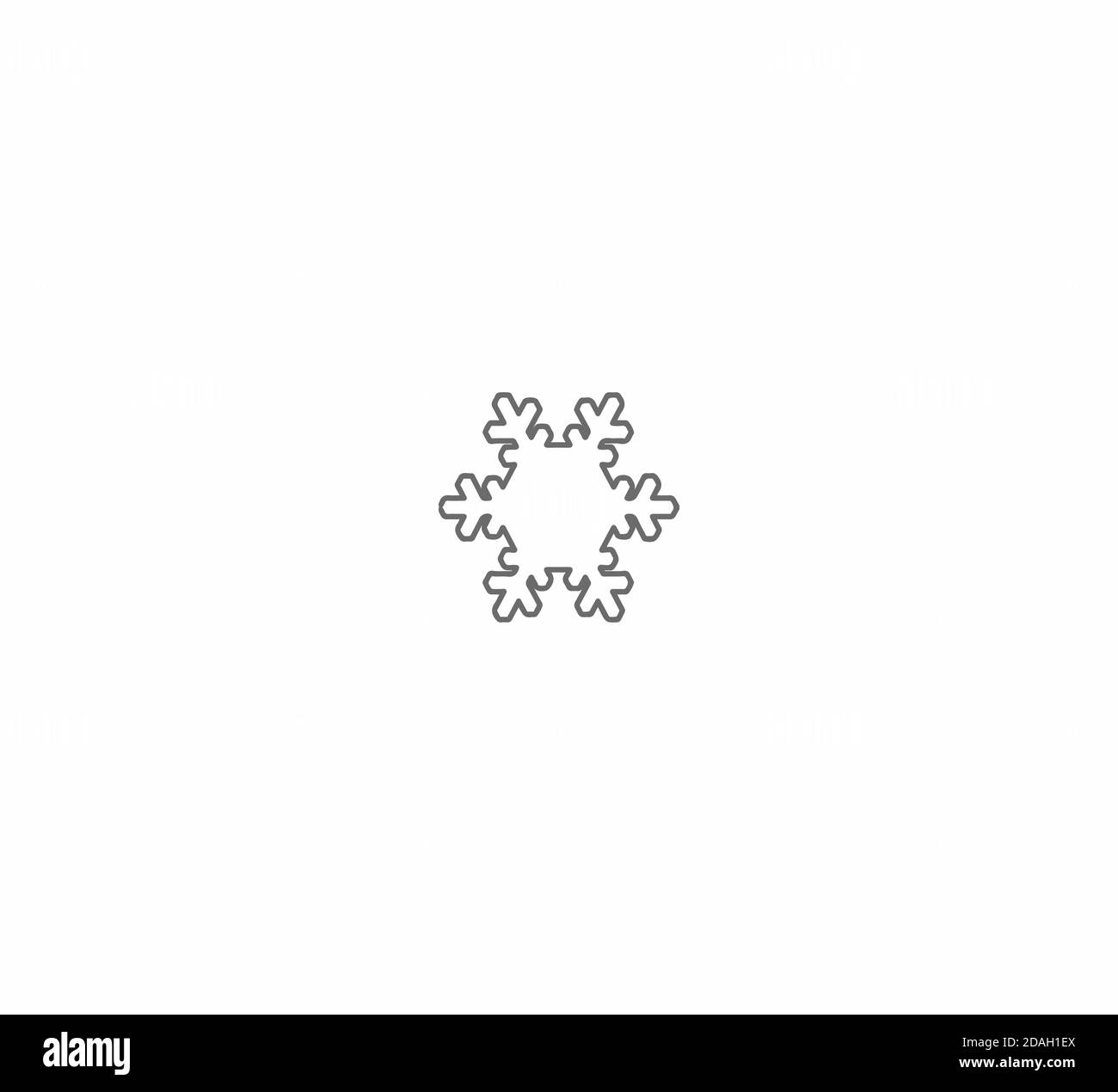 Vector snowflakes set for Christmas design. Stock Vector