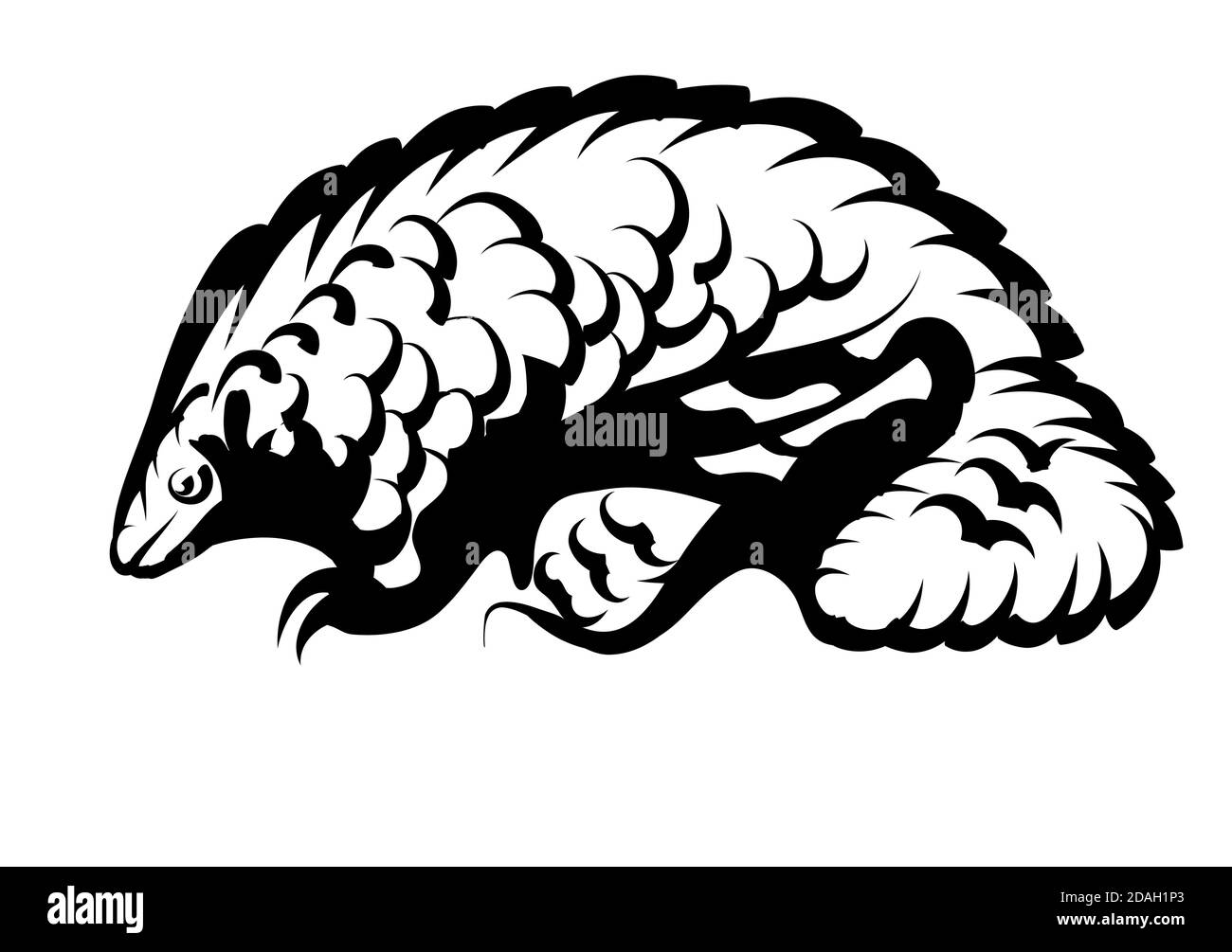 Pangolin vector hi-res stock photography and images - Alamy