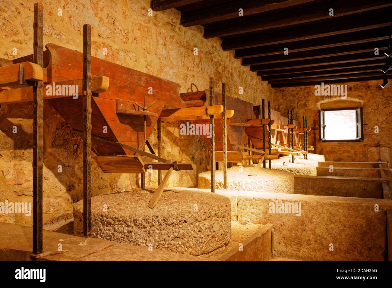 Antique mill stone hi-res stock photography and images - Alamy