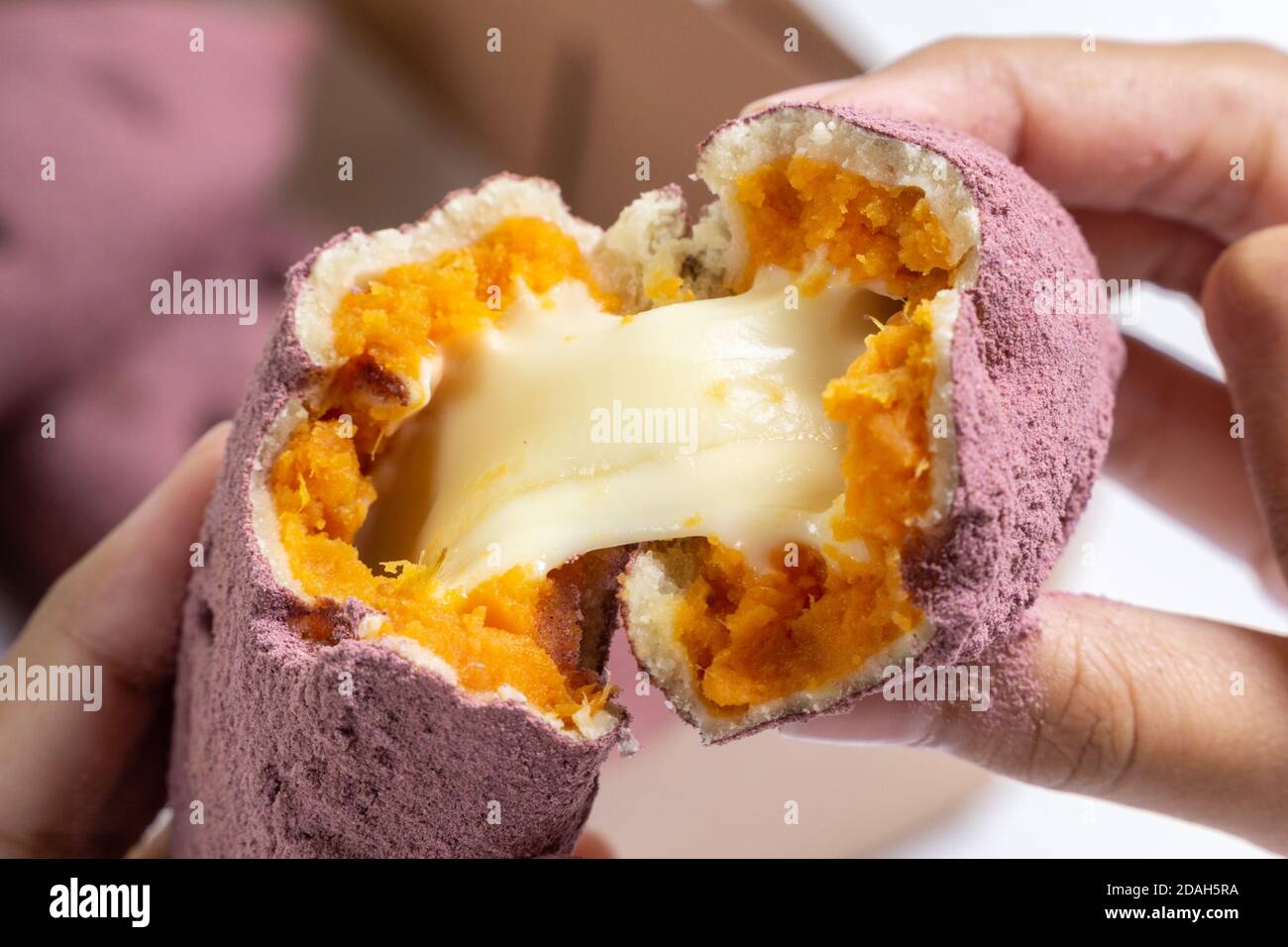 Tous Les Jours - Our Sweet Potato Mousse Cream Cakes use... | Facebook