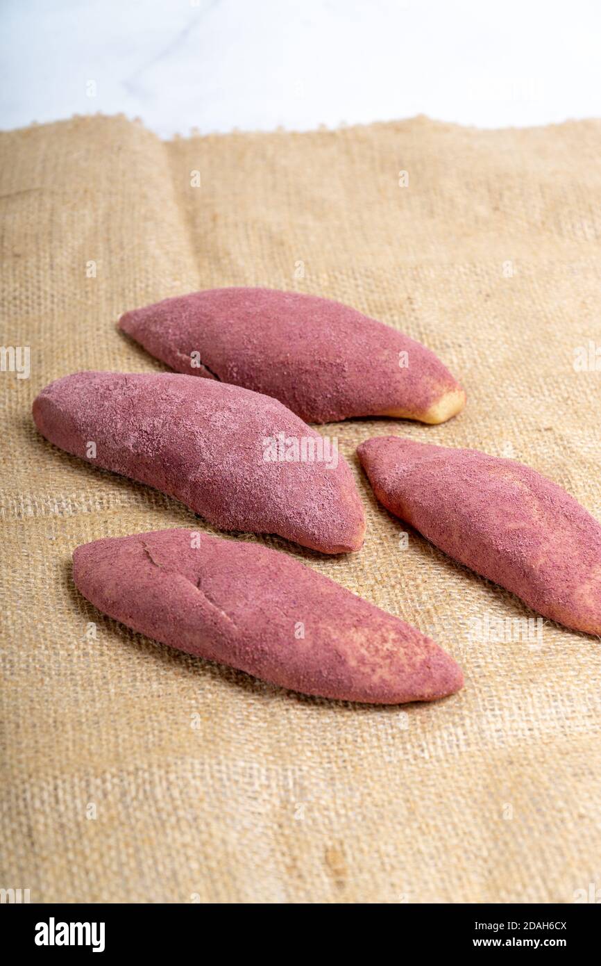 Korean Sweet Potato Bread Stock Photo Alamy