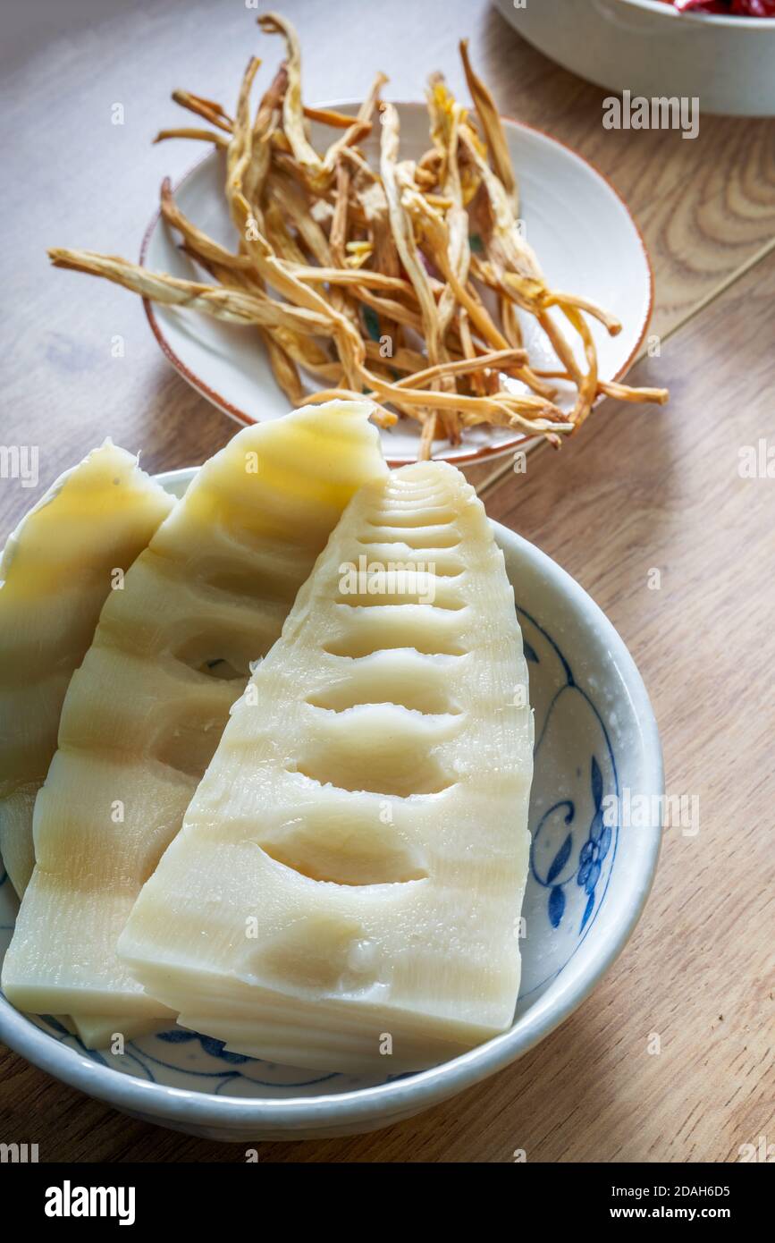 Dried spring bamboo shoots hires stock photography and images Alamy
