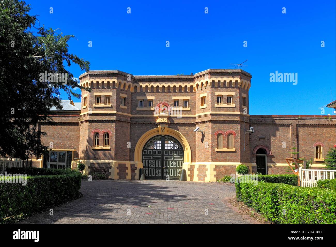 Historic Grafton Jail, Grafton, NSW, Australia. Also known as Grafton Correctional Centre and Grafton Intake and Transient Centre. Stock Photo