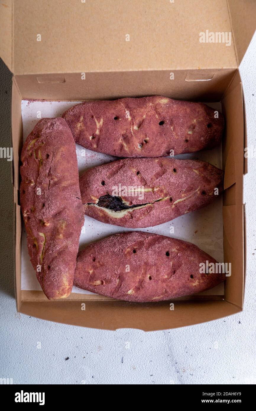 Korean Sweet Potato Bread Stock Photo Alamy