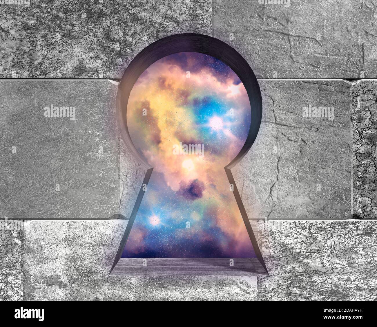 Abstract key hole Stock Photo - Alamy