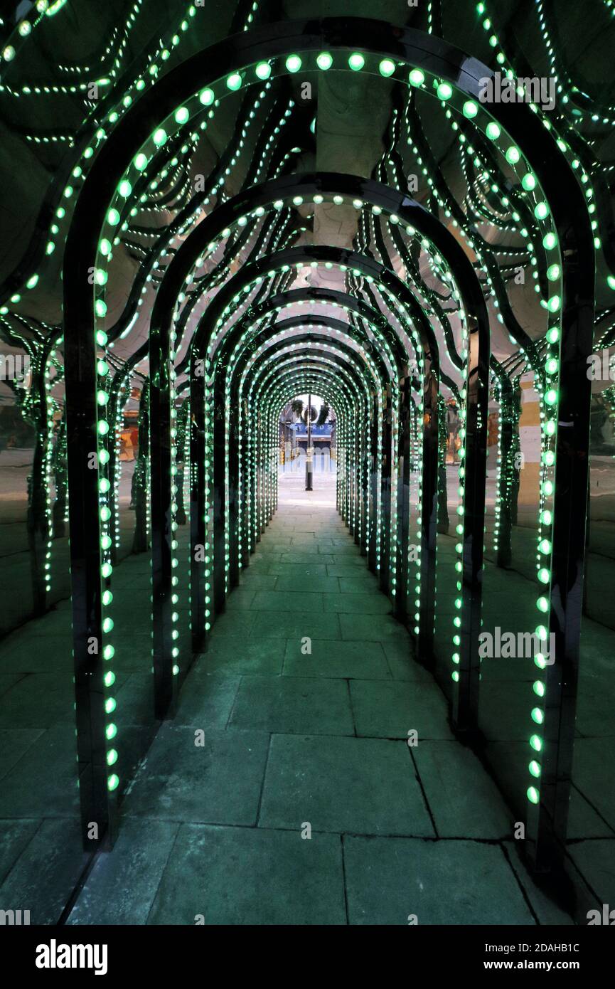 A view of the Covent Garden’s Infinity Chamber that encourages visitors to take five minutes out