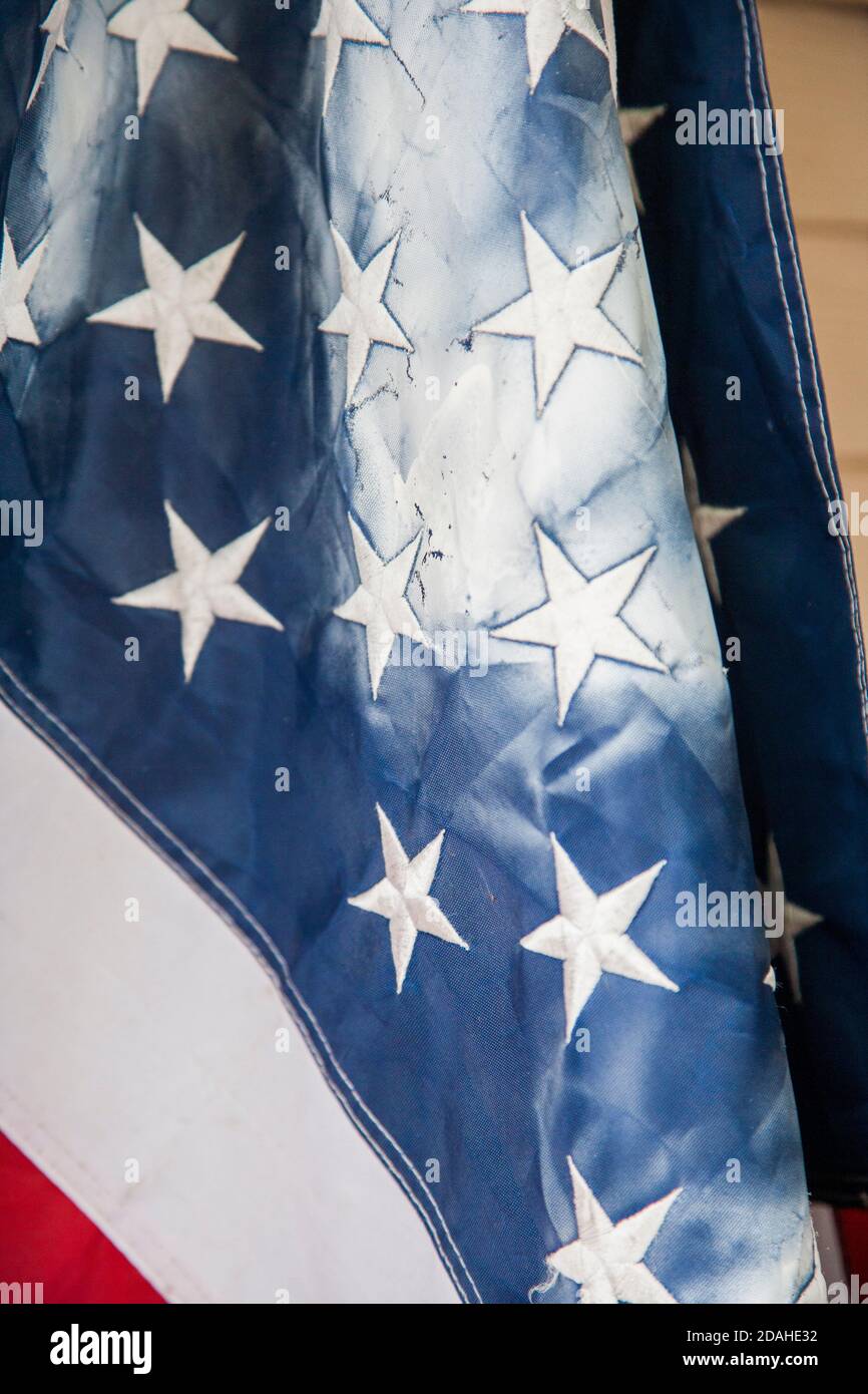 An American Flag Stock Photo