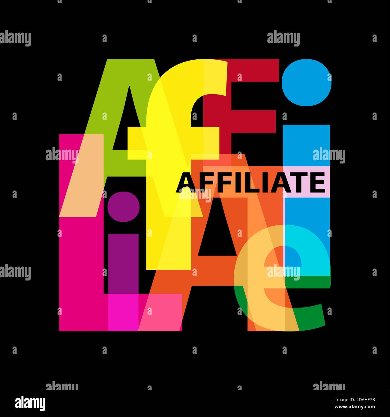 Affiliate program vector hi-res stock photography and images - Alamy
